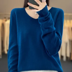 Sweater V-Neck Long Sleeve Sweater